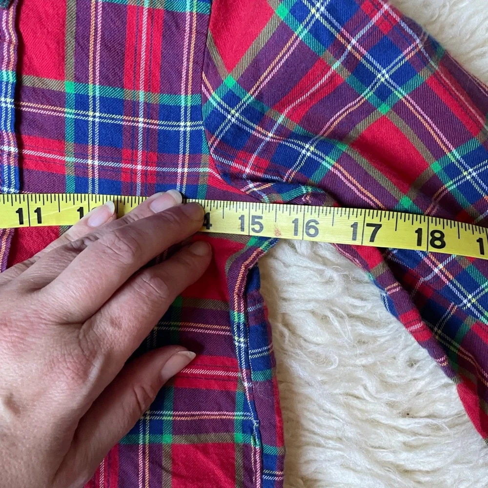 Gap Kids Red Plaid Dress Sz 12